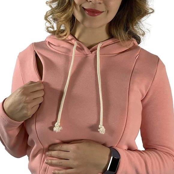 NWT Bearsland Maternity Nursing Sweatshirt Hoodie - Picture 2 of 15
